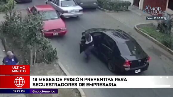 Prisión preventiva para delincuentes que intentaron secuestrar a empresaria