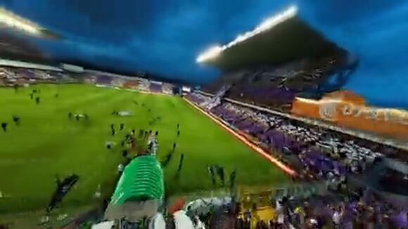 El estadio Saprissa en la fina de la Liga de Costa Rica. (Video: Saprissa)