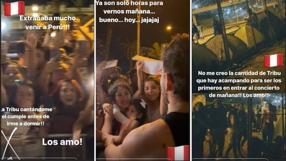 Camilo llegó a Lima para su concierto en la Costa Verde: "Extrañaba mucho venir a Perú”