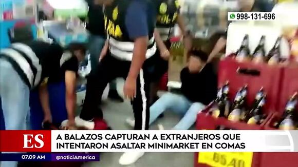 Capturan a extranjero cuando asaltaba minimarket
