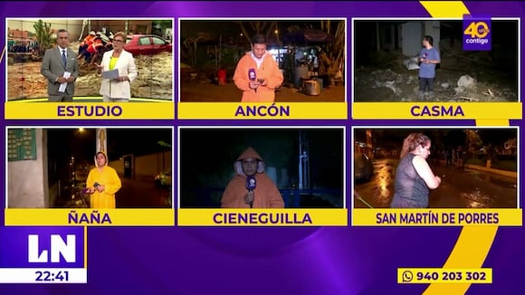 Inundaciones en Lima Metropolitana