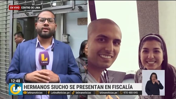 Más detalles sobre el caso 'Chibolín': Iván y Roberto Siucho fueron a declarar a la Fiscalía
