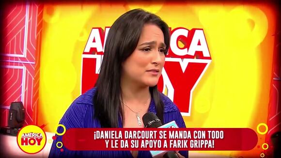 Daniela Darcourt se pronuncia sobre polémica entre Farid Grippa y Sergio George