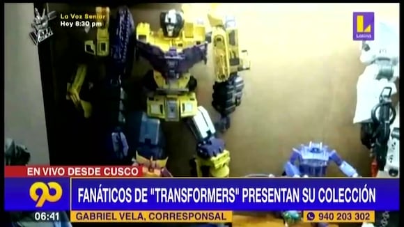 Cusco: fanáticos de "Transformers" presentan su colección de 300 figuras