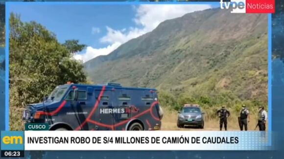 Cusco: investigan robo de S/.4 millones de camión de caudales
