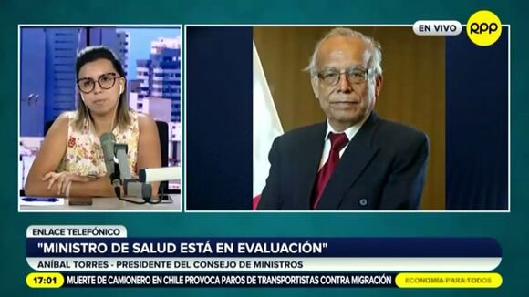 Aníbal Torres sobre el ministro de Justicia