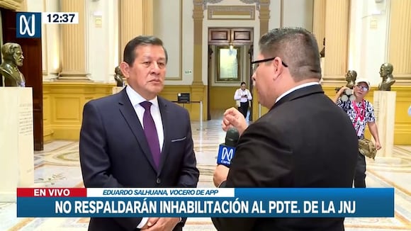 Declaraciones del congresista Eduardo Salhuana
