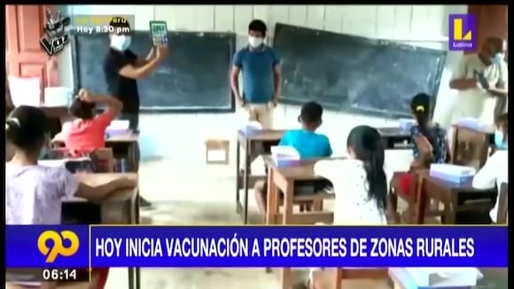 Hoy inicia vacunación contra la COVID-19 a profesores de zonas rurales