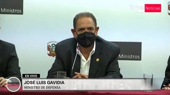 Ministro de Defensa Gavidia