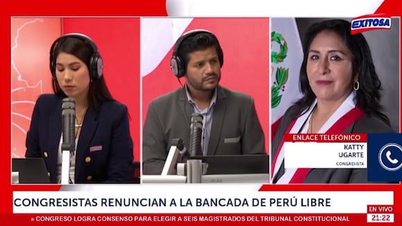 Declaraciones de la congresista Katy Ugarte