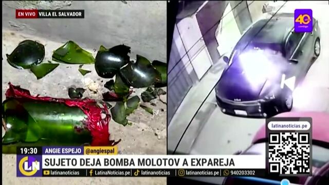 VES: Hombre deja bomba molotov frente a vivienda de su expareja