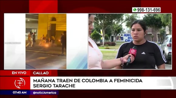 Declaraciones de madre de Katherine Gomez tras extradición de Sergio Tarache
