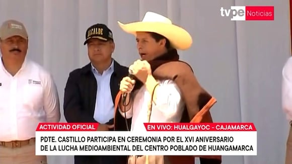 Pedro Castillo visita Cajamarca