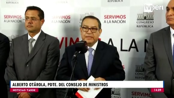 Declaraciones de Alberto Otárola