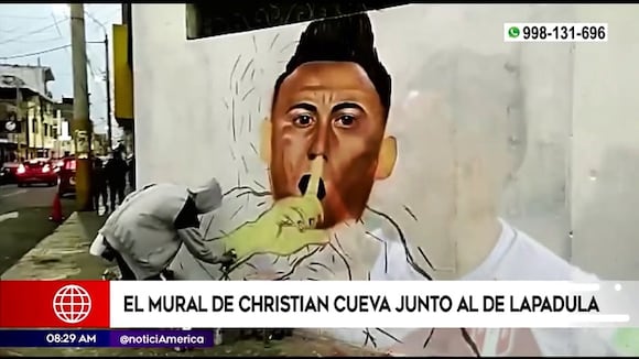 Hincha dedica mural a Christian Cueva