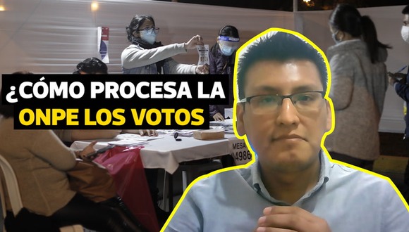 ¿Cómo procesa la ONPE los votos?