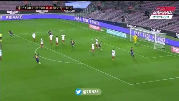Dembélé ha hecho el gol del 1-0 de Barcelona vs. Sevilla por Copa del Rey 2021. (Video: Sport BAP3NW)