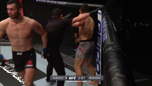 UFC 251 EN VIVO: El impresionante TKO de Muradov ante Sánchez