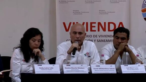 Declaraciones del ministro de Vivienda sobre Dina Boluarte