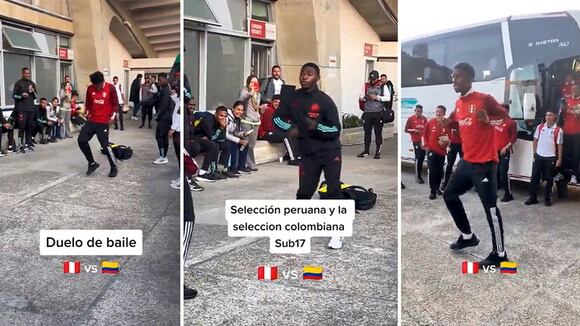 Viral: Peruanos y colombianos tuvieron un enfrentamiento de baile previo al Sudamericano Sub-17