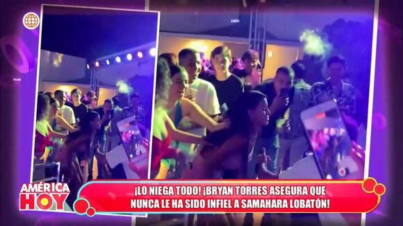 Bryan Torres y Samahara Lobatón