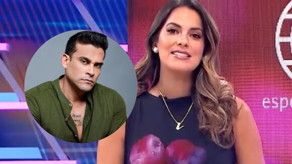 Valeria Piazza sobre Christian Domínguez