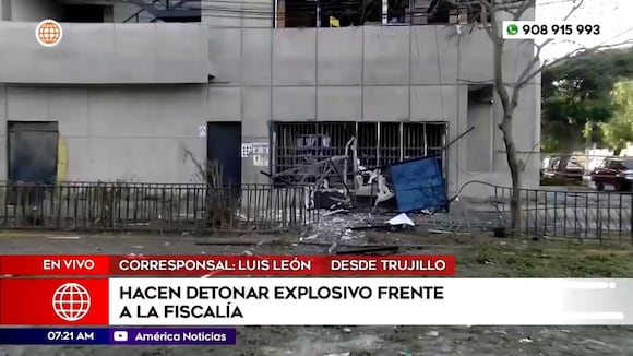 Trujillo: situación en vivo de la fiscalía atentada