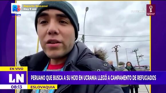Peruano continúa con la búsqueda de su hijo