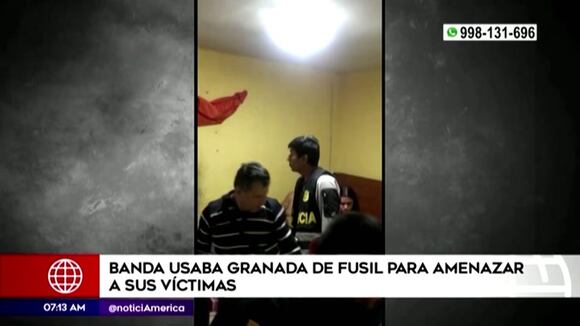 Ladrones usaban fusil para amenazar a sus víctimas