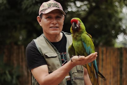 Gabriel Malpartida, el hombre detrás del refugio que acoge a más de 150 animales rescatados en Tingo María