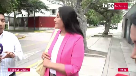 Declaraciones de exministra María Jara