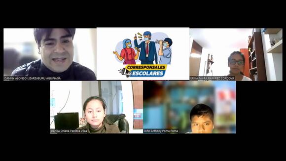 Entrevista corresponsales escolares del Innova School Sjm