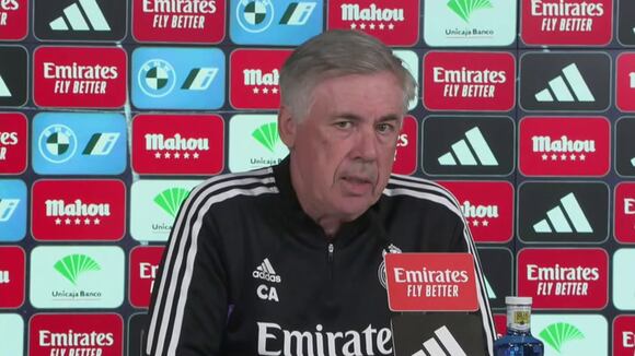 Ancelotti: "Vinícius no viaja porque no puede jugar"