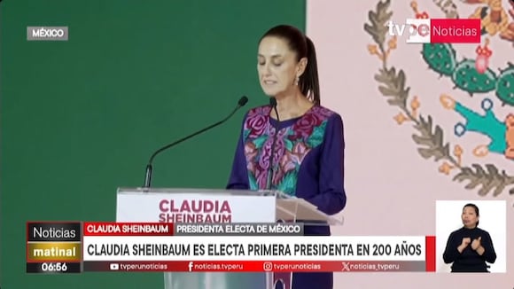 Claudia Sheinbaum hace historia al ser electa primera presidenta de México