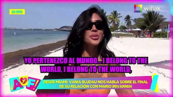 Vania Bludau se pronuncia sobre su ruptura con Mario Irrivarren | CORREO