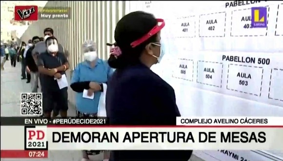 VMT: demoran en aperturas de mesas de sufragio