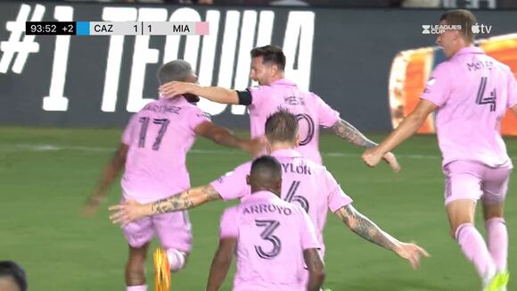 Lionel Messi anotó el 2-1 de Inter de Miami vs. Cruz Azul. (Video: TUDN)