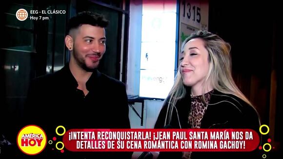 Jean Paul Santa María y Romina Gachoy en terapia