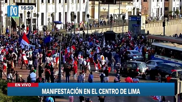 Movilizaciones en el Centro de Lima