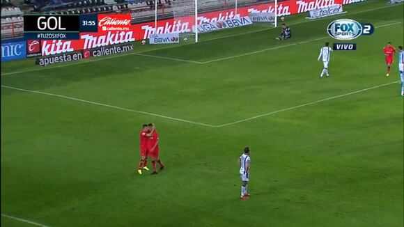 Gol De Ian González Para El Toluca