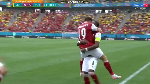 Gol de Christoph Baumgartner en el Austria vs. Ucrania | Video: SporTV