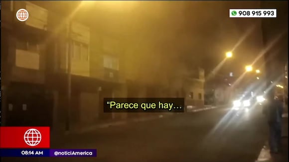 Taxista graba explosion de vivienda en Arequipa