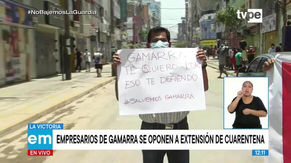 Susana Saldaña: “Gamarra pierde más de 20 millones de soles diarios”
