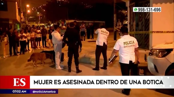 Asesinan a mujer dentro de una botica