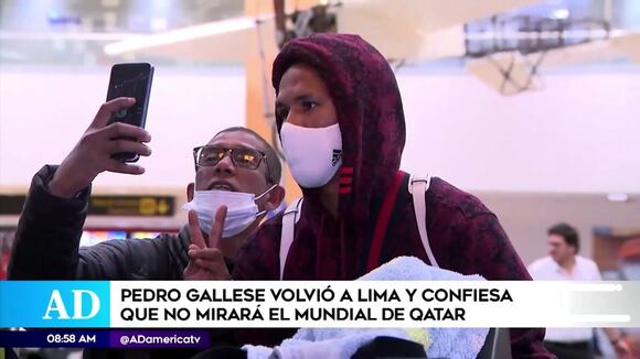 Pedro Gallese retornó al Perú