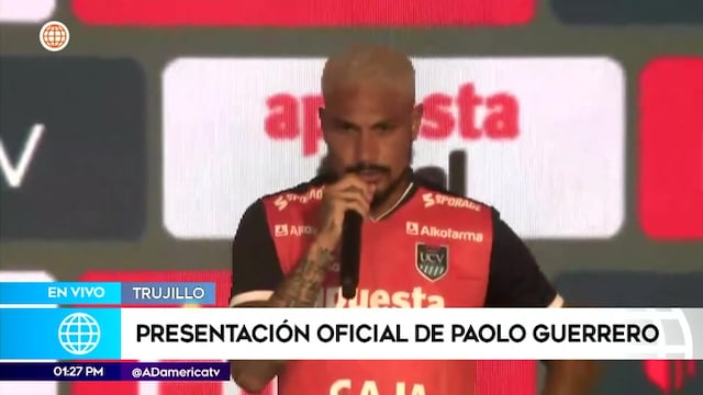 Paolo Guerrero pidió disculpas a los hinchas de la UCV: “Voy a dar todo de mí”