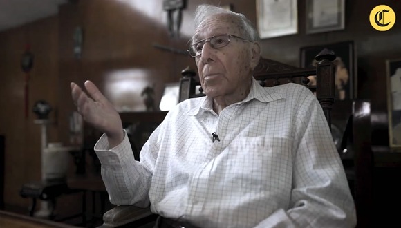 Luis Bedoya Reyes en su última entrevista con El Comercio