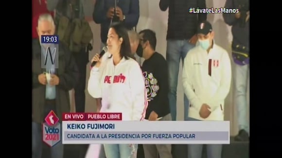 Keiko Fujimori no aceptará proclamación de Pedro Castillo por el JNE