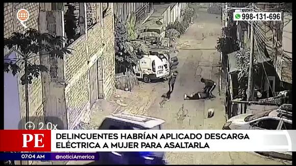 Mujer habría recibido descarga eléctrica de asaltantes