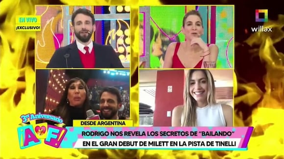 Milett habla del fuerte comentario de Moria Casán sobre sus intenciones con Tinelli: “Si se sintió seducción, es natural”